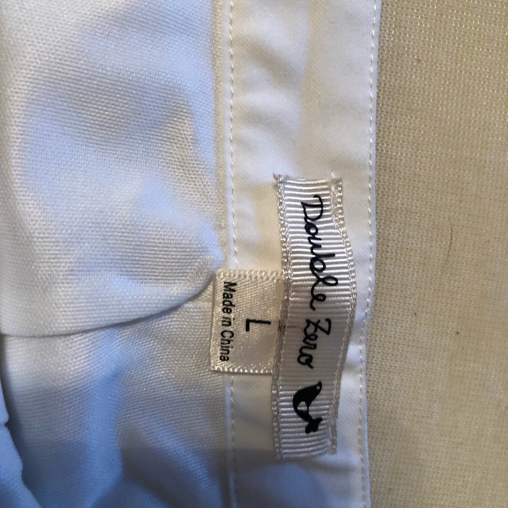 Scalloped White Shorts